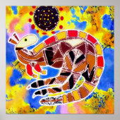 Kangaroo-poster Poster (Voorkant)