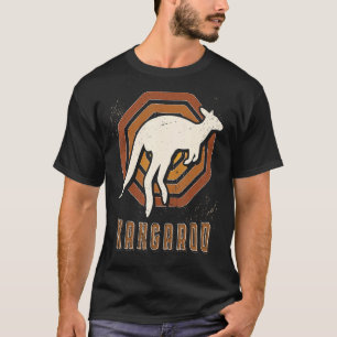 Kangaroo Retro Classic Animal Love T-shirt