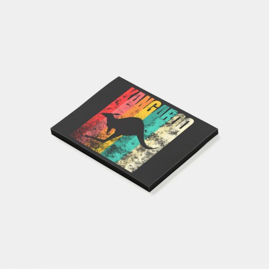 Kangaroo Retro Post-it® Notes (Schuin)