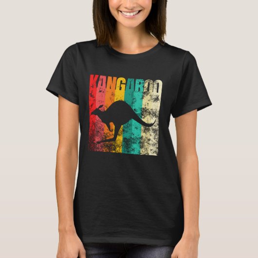 Kangaroo Retro T-shirt (Voorkant)