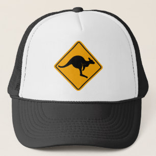 Kangaroo Road Sign Trucker Pet