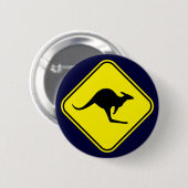 Kangaroo Ronde Button 5,7 Cm (Voorkant /achterkant)
