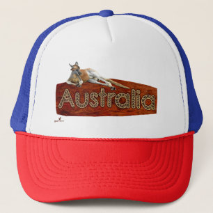 Kangaroo Rouge En Casquette Slouch