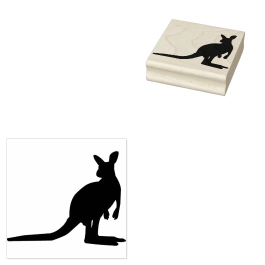 Kangaroo Rubberstempel (Gestempeld)