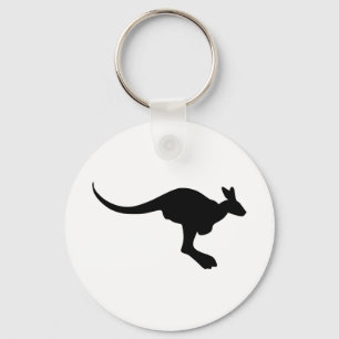 Kangaroo Silhouette Sleutelhanger