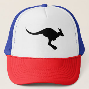 Kangaroo Silhouette Trucker Pet