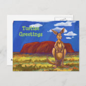 Kangaroo Stationery Briefkaart (Voorkant / Achterkant)