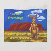 Kangaroo Stationery Briefkaart (Voorkant)