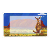 Kangaroo Stationery Etiket (Voorkant)