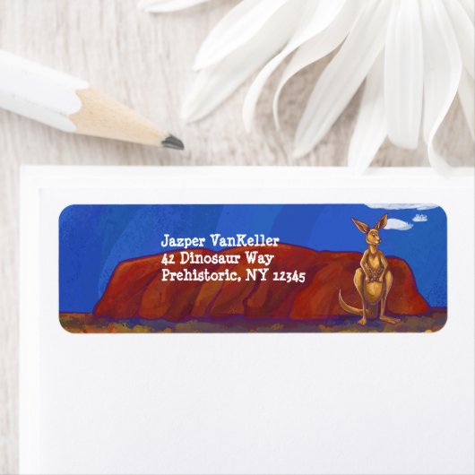 Kangaroo Stationery Etiket (Insitu)