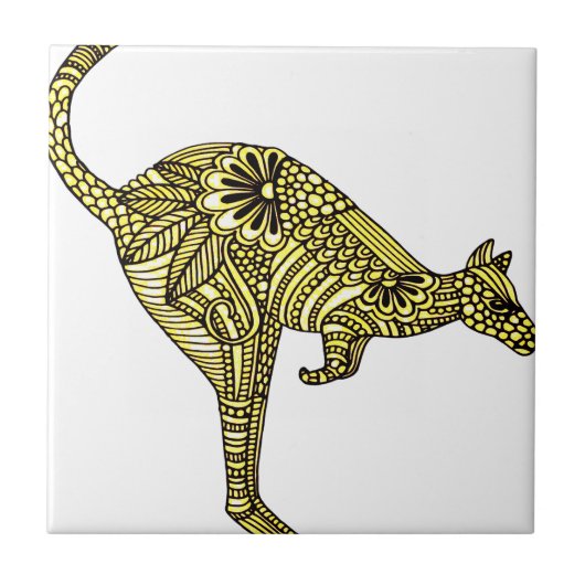 Kangaroo Tegeltje (Voorkant)