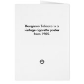 Kangaroo Tobacco 1900 (Dos)