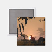 Kangaroos Magneet (Voorkant / Achterkant)