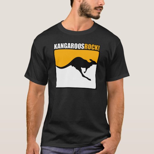 Kangaroos Rock! T-shirt (Voorkant)