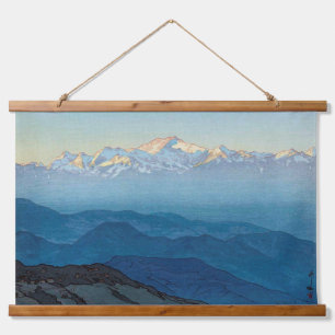 Kangchenjunga, Hiroshi Yoshida Woodcut Hangend Wandkleed
