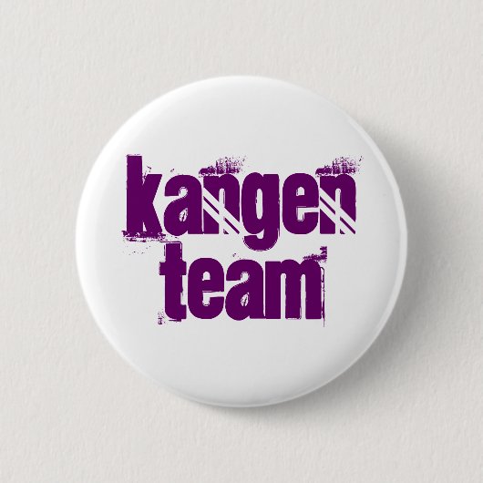 Kangen Team Button Paarse Letters (Voorkant)