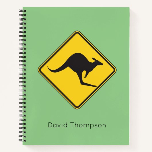 Kangeroe Australië Notitieboek (Voorkant)