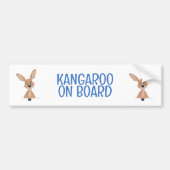 Kangoeroe aan boord van Australië Bumpersticker (Voorkant)