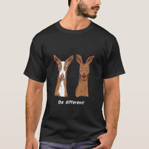 Kangoeroe Australië Hondenmotief Podenco T-shirt