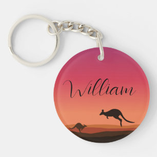 Kangoeroe Australië Sleutelhanger