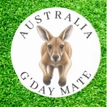 Kangoeroe Australisch thema wildleven feest
