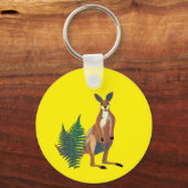 Kangoeroe, Australische dieren Sleutelhanger (Achterkant)