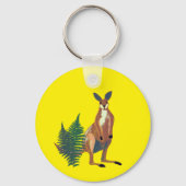 Kangoeroe, Australische dieren Sleutelhanger (Achterkant)