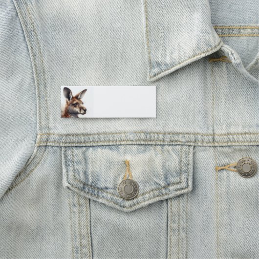 Kangoeroe Australische Dierenkunst Naamplaatje (In situ)