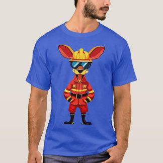 Kangoeroe brandweerman t-shirt