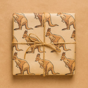 Kangoeroe Cadeaupapier