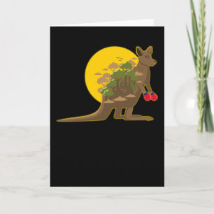 Kangoeroe Design Kangoeroes Australië Buideldier C Kaart