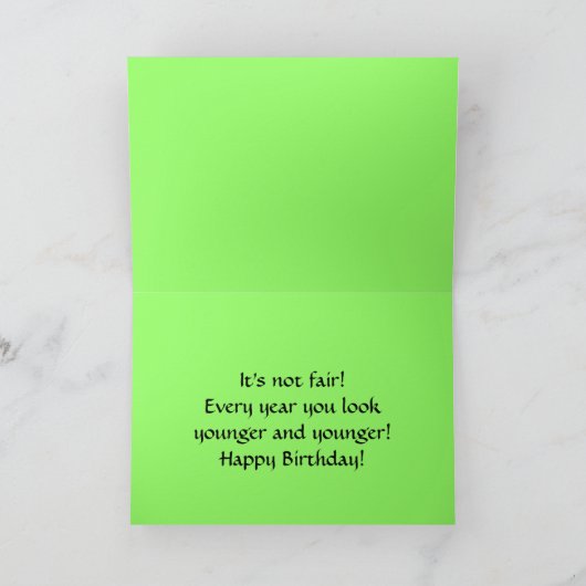 Kangoeroe familie Happy Birthday Humor Kaart (Binnen)