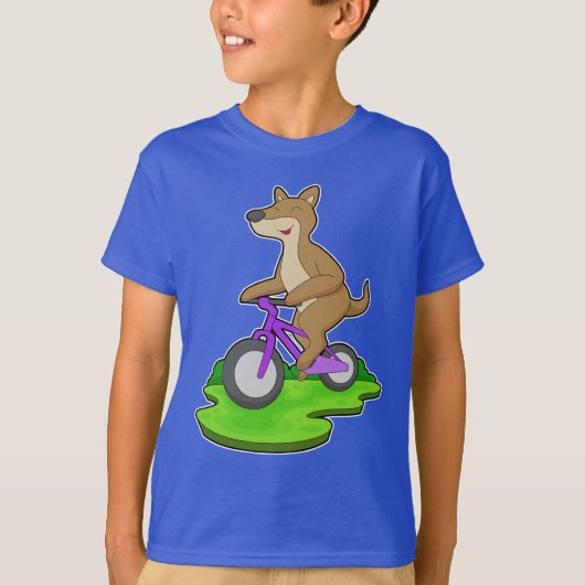 kangoeroe-fiets t-shirt (Voorkant)