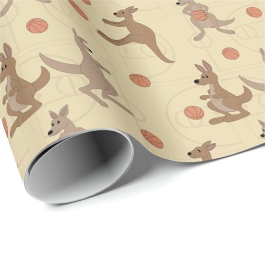 Kangoeroe Hof Cadeaupapier (Rol Hoek)