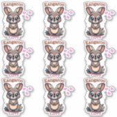 Kangoeroe liefde! sticker (Voorkant)