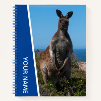 Kangoeroe mannetje in Australië, op maat gemaakte  Notitieboek