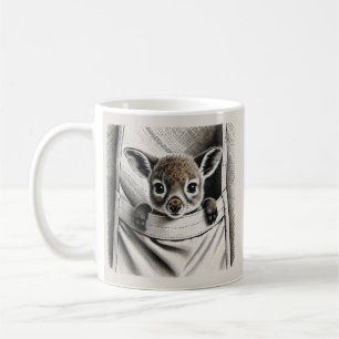 Kangoeroe Mok, Schattigee Baby Joey Design Koffiemok