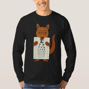 Kangoeroe Ooggrafiek Snellen Grafiek T-shirt