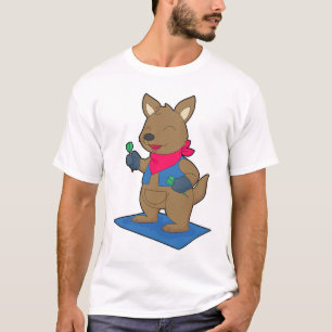 Kangoeroe Pijlen Dart Sporten T-shirt