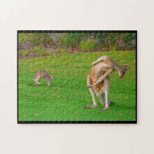 kangoeroe rekken legpuzzel (Horizontaal)