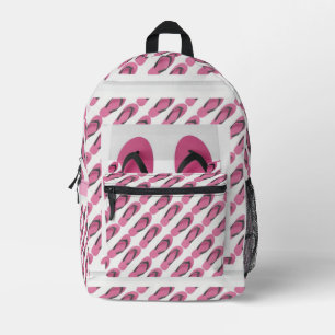 Kangoeroe Roze Teenslippers Kinder Bedrukte Rugzak