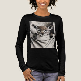Kangoeroe, Schattige Baby Joey Design Tri-Blend Shirt