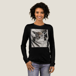 Kangoeroe, Schattige Baby Joey Design Tri-Blend Shirt