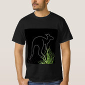 Kangoeroe-silhouet T-shirt (Voorkant)