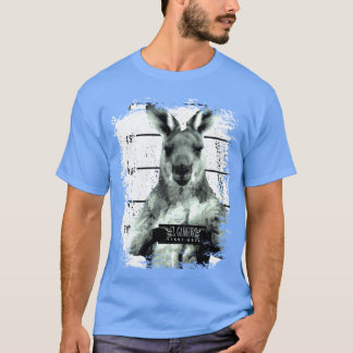 Kangoeroe Springend Dier Cadeau retro T-shirt