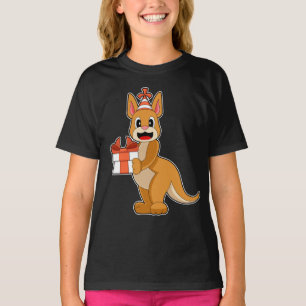 Kangoeroe verjaardagsfeest pet t-shirt