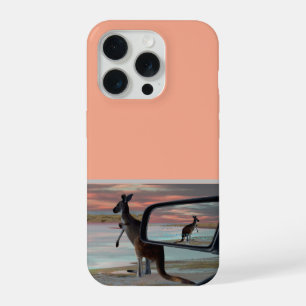 Kangoeroe Zee Briesjes Illusie Kunst, iPhone 15 Pro Hoesje