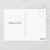 Kangoeroes poot bloemen briefkaart (Achterkant)