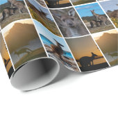 Kangoeroes van Australië Cadeaupapier (Rol Hoek)