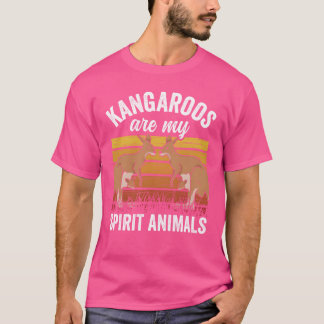 Kangoeroes zijn mijn spirituele dieren Kangoeroe d T-shirt